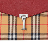 CRIMSON Petit sac à bandoulière en cuir et à motif Vintage check