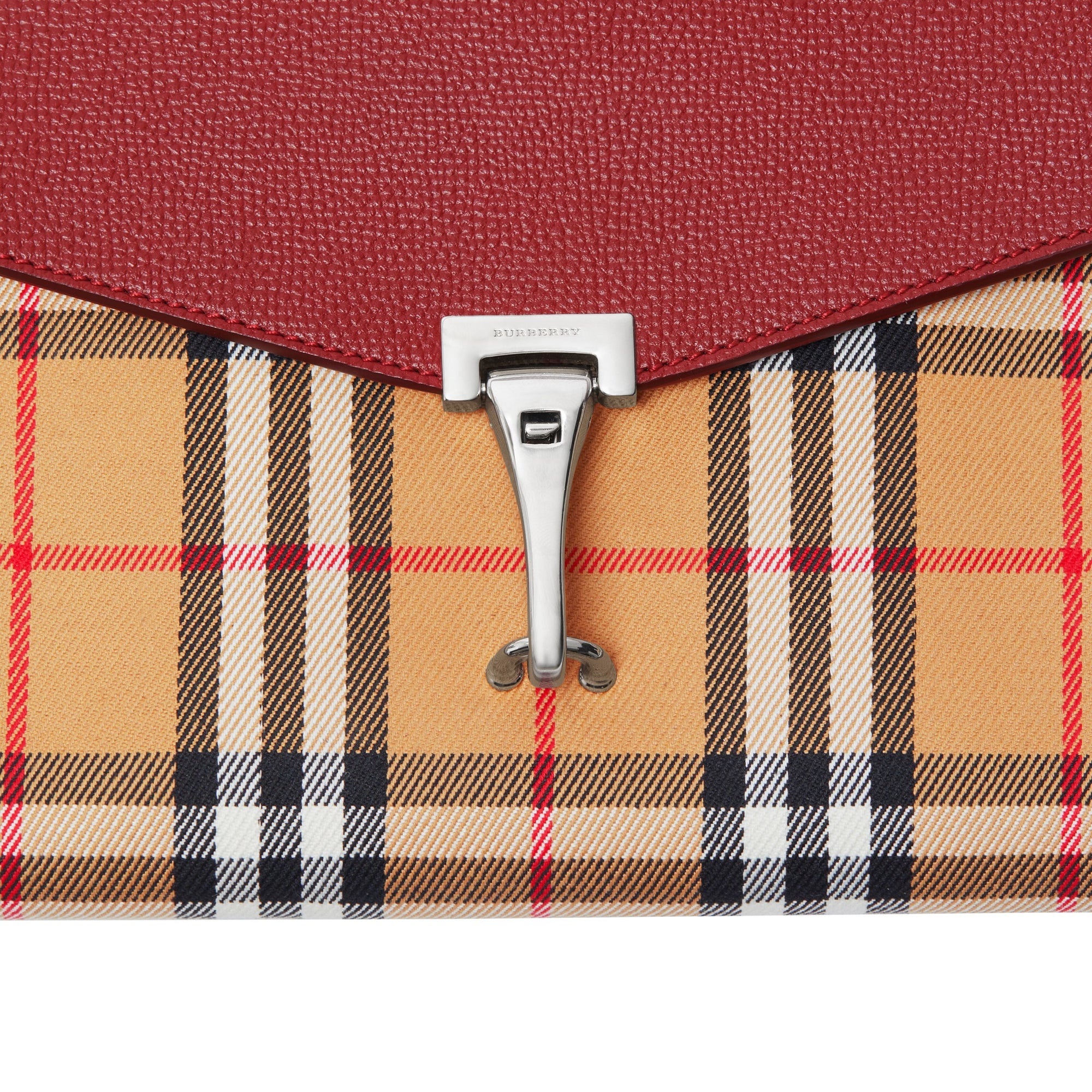 CRIMSON Petit sac à bandoulière en cuir et à motif Vintage check