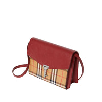 CRIMSON Petit sac à bandoulière en cuir et à motif Vintage check