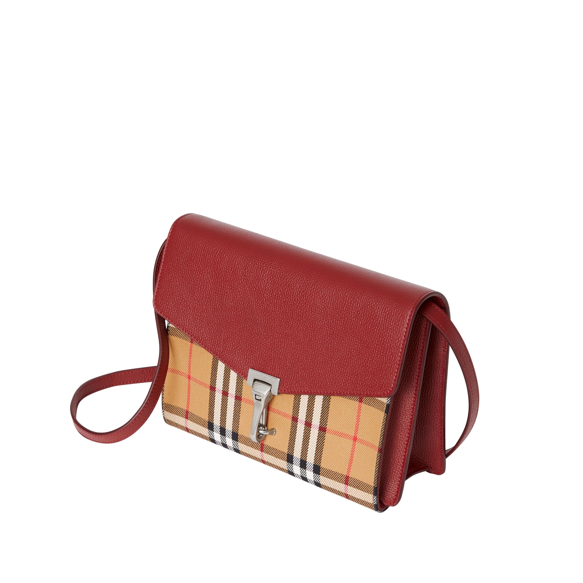 CRIMSON Petit sac à bandoulière en cuir et à motif Vintage check