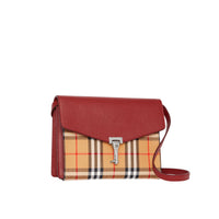 CRIMSON Petit sac à bandoulière en cuir et à motif Vintage check