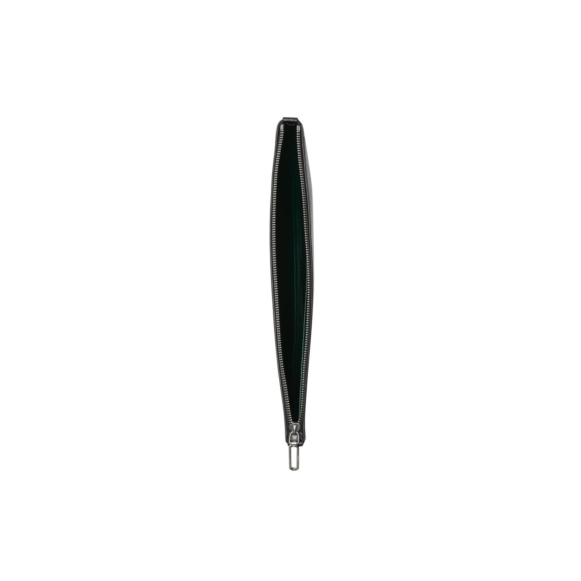 BLACK 2 Clutch The D en cuir