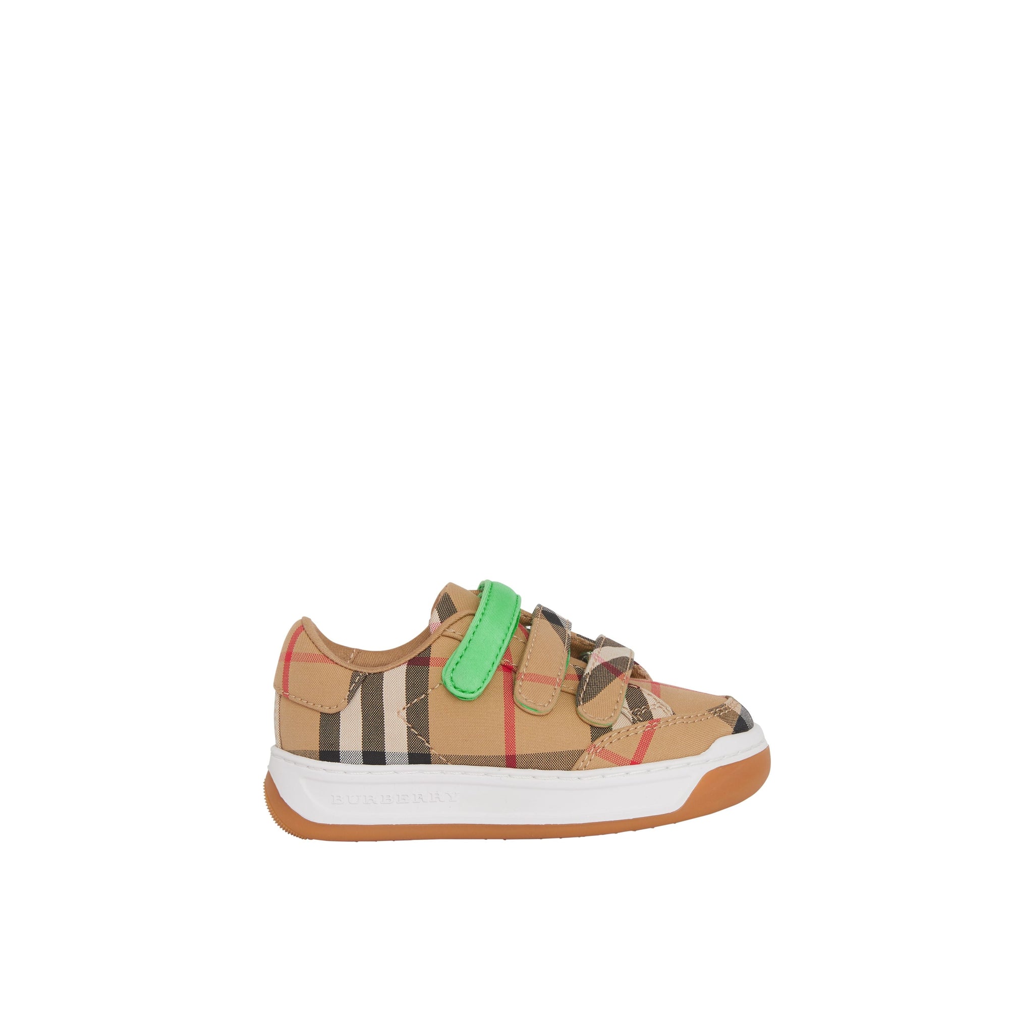 ANTIQUE YEL/NEON GREEN Sneakers à motif Vintage check