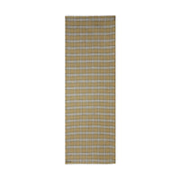 PALE POWDER GREEN Écharpe en laine et soie mélangées à motif Vintage check métallisé