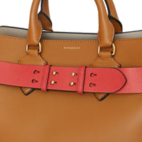 Ceinture en cuir grainé pour petit sac the belt - Rose cramoisi vif