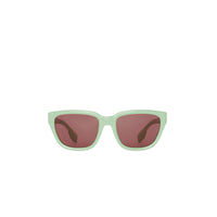 Lunettes de soleil à monture carrée - Vert menthe