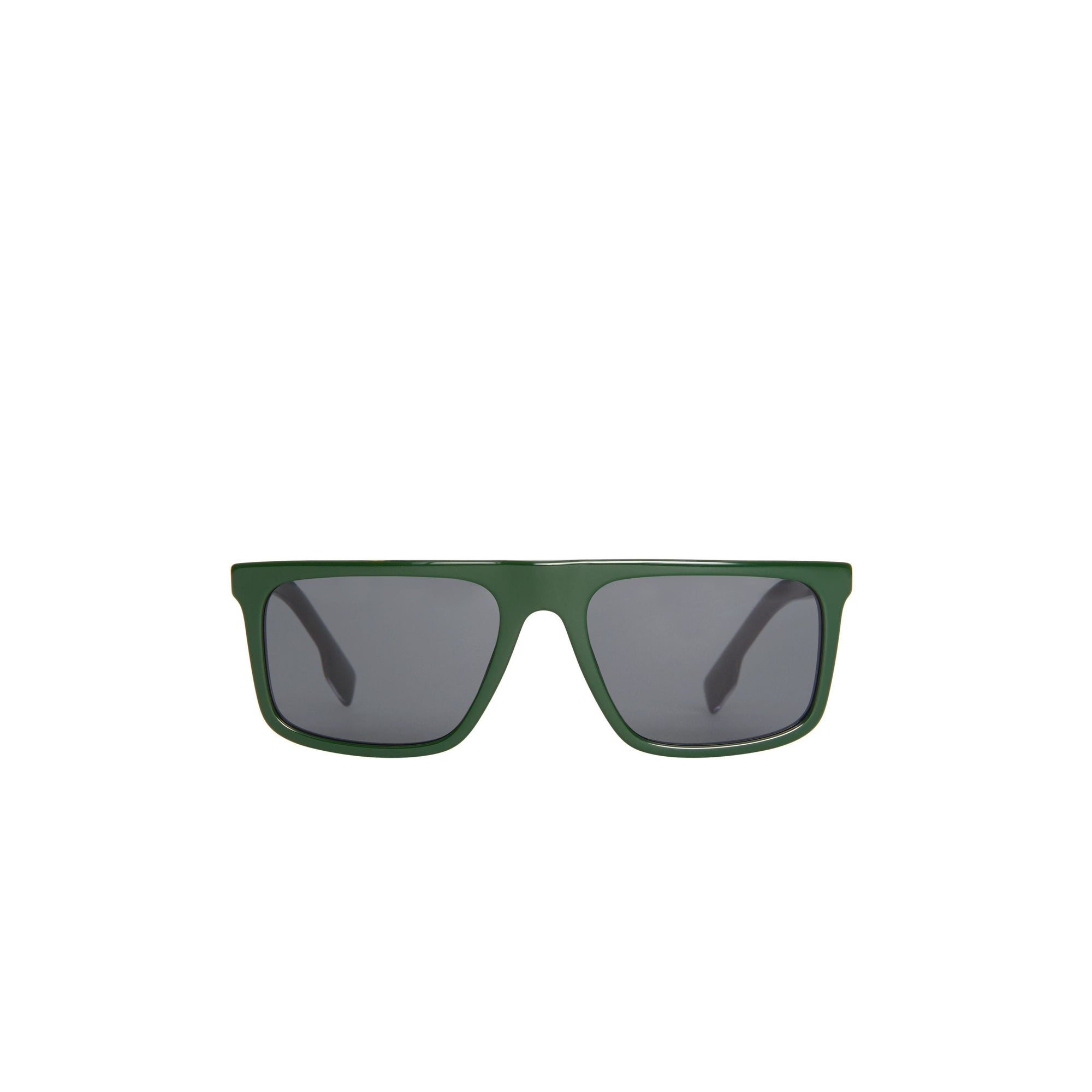 Lunettes de soleil à monture droite - Vert