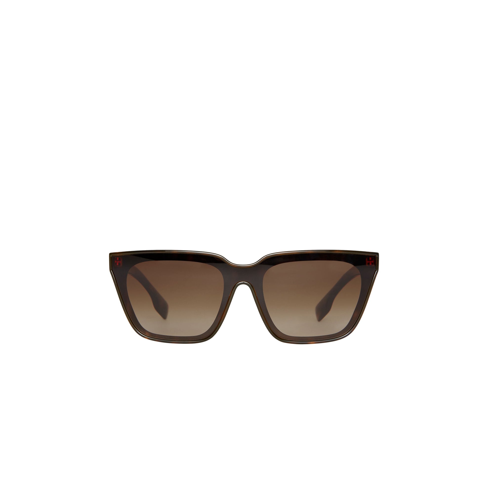 TORTOISE SHELL Lunettes de soleil masque carrées
