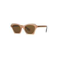 Lunettes de soleil à monture papillon - Marron