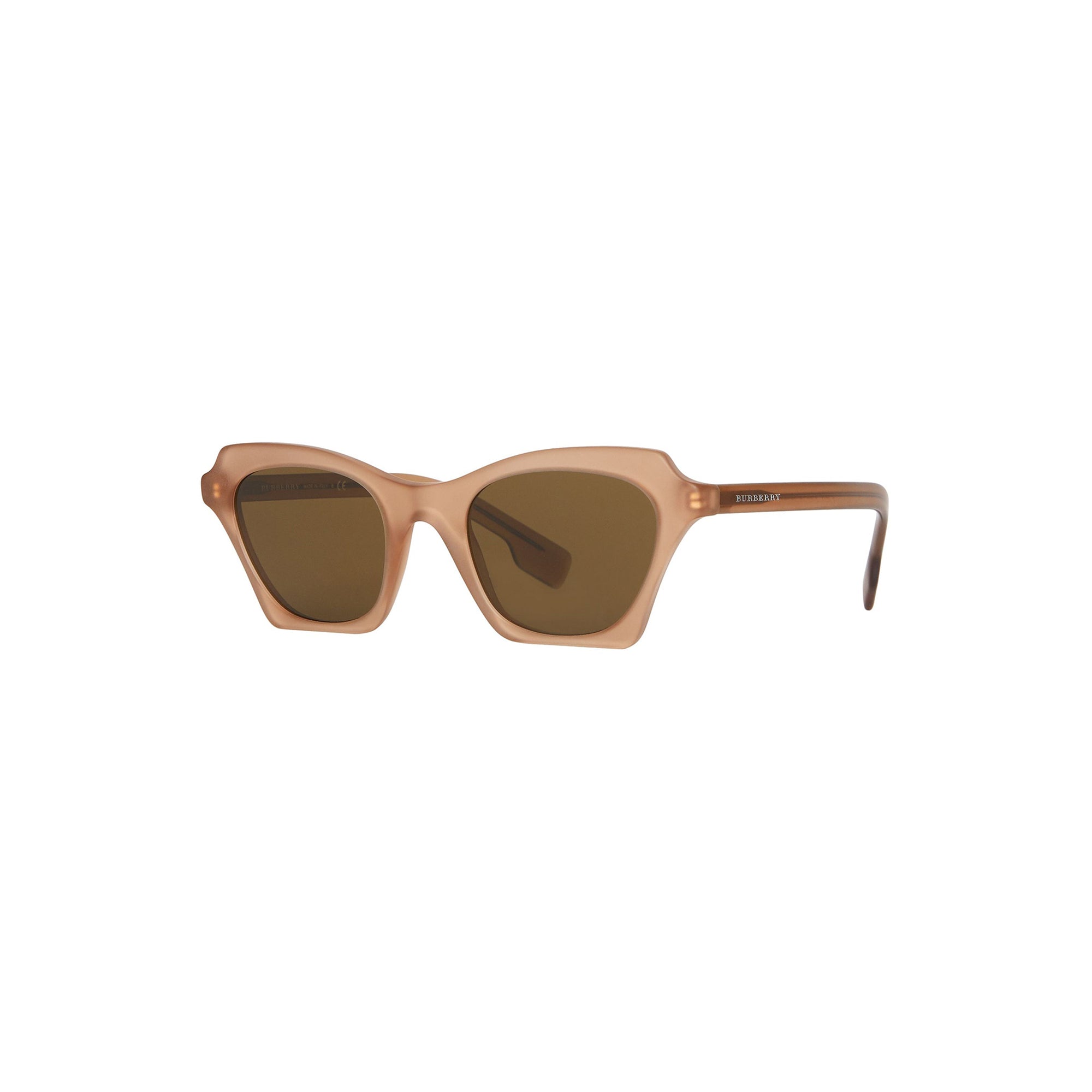 Lunettes de soleil à monture papillon - Marron