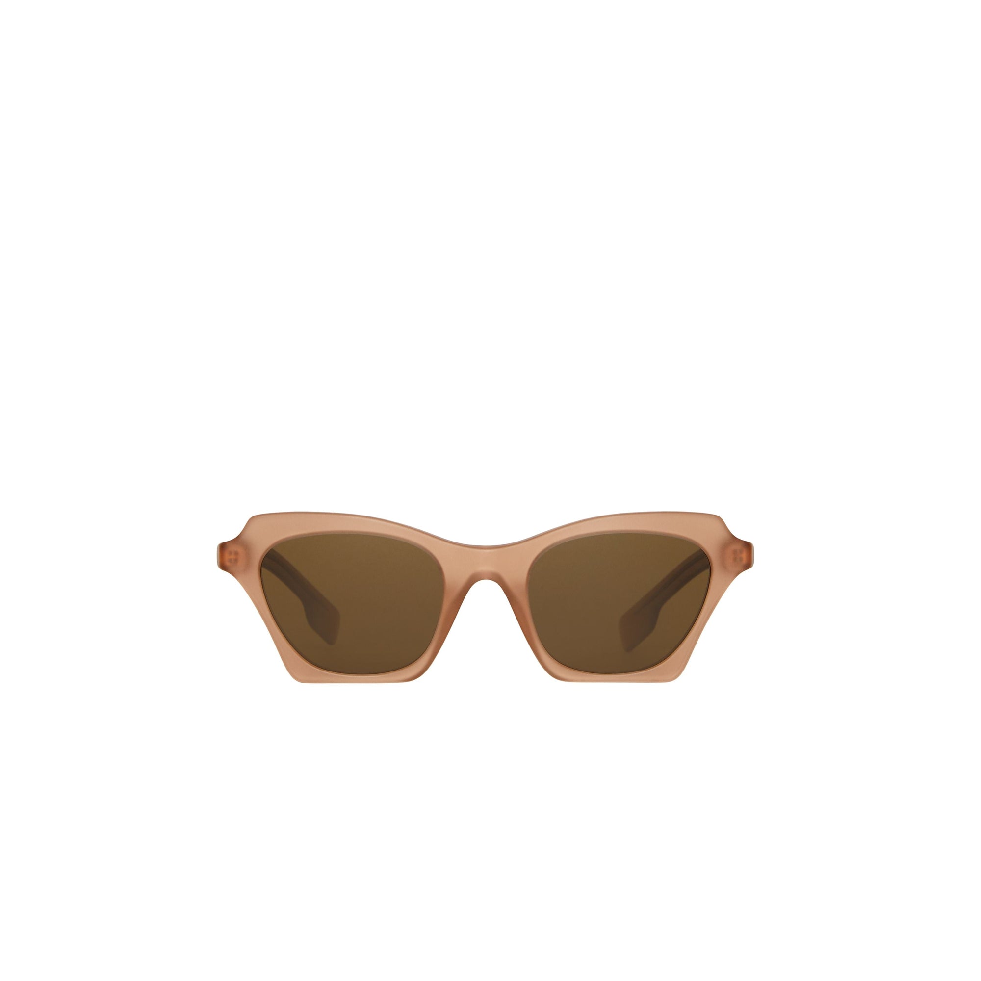 Lunettes de soleil à monture papillon - Marron