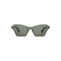 Lunettes de soleil à monture papillon - Vert