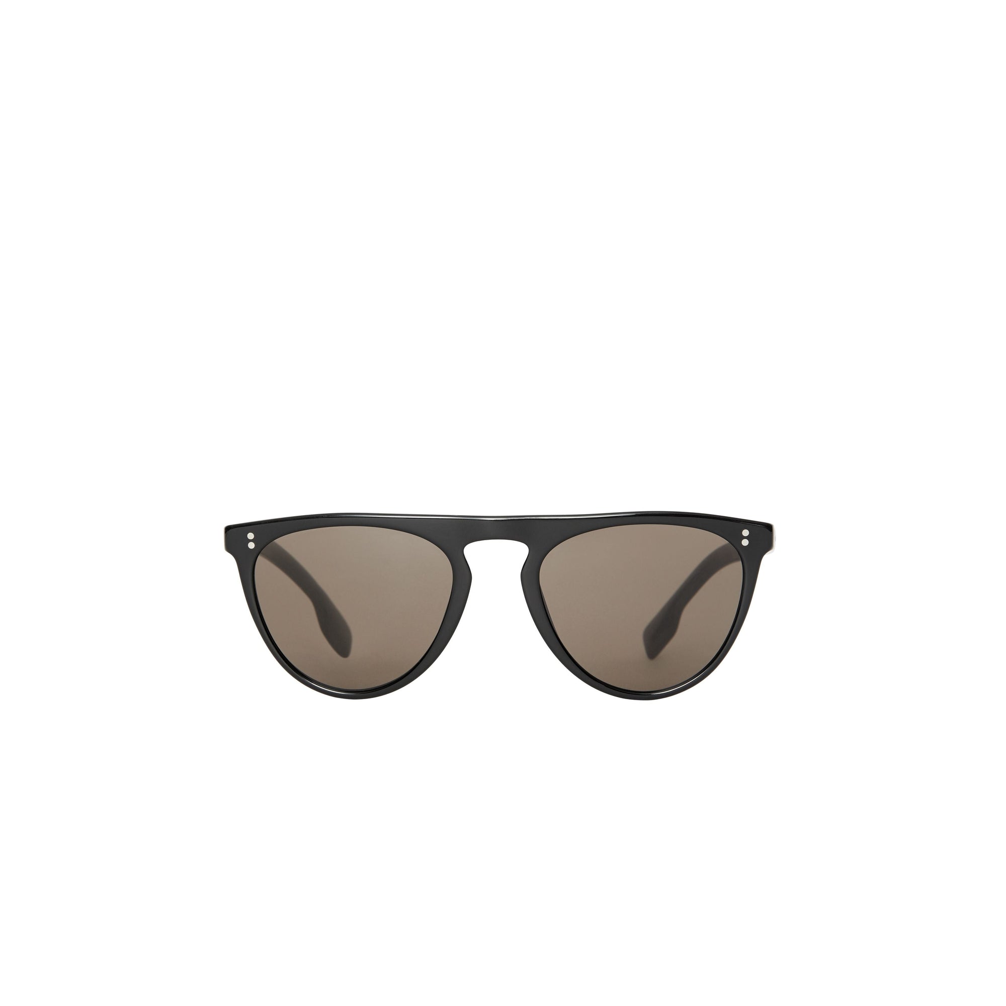 Lunettes de soleil à monture en d et pont en trou de serrure - Noir