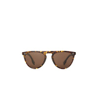 Lunettes de soleil à monture en d et pont en trou de serrure - Écaille de tortue
