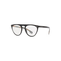 Lunettes de vue à monture en d et pont en trou de serrure - Noir