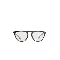Lunettes de vue à monture en d et pont en trou de serrure - Noir