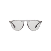 Lunettes de vue à monture en d et pont en trou de serrure - Gris