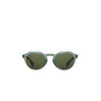 Lunettes de soleil à monture ronde et pont en trou de serrure - Vert