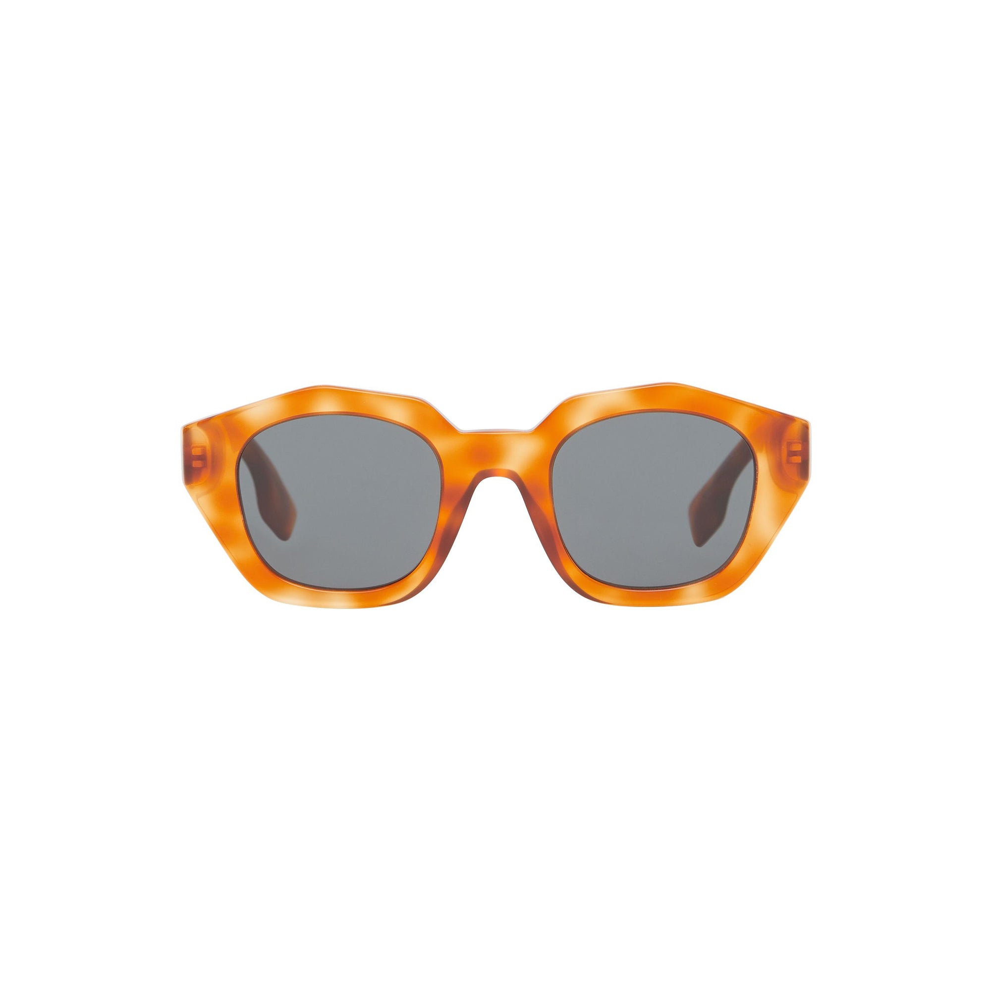 Lunettes de soleil à monture géométrique - Ambre Écaille