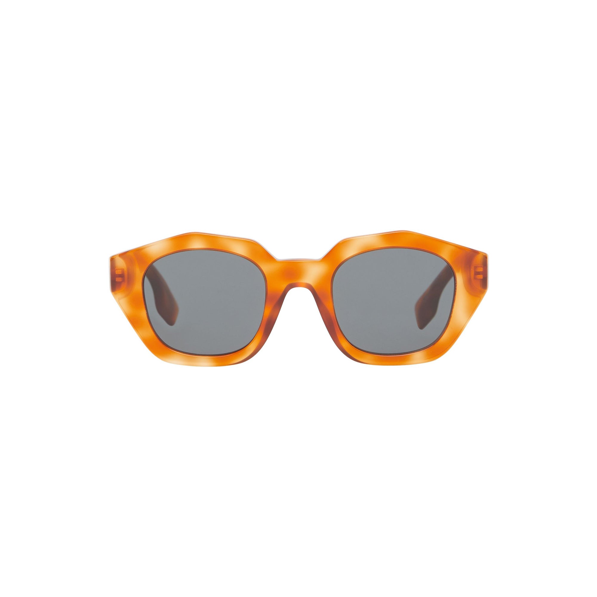 Lunettes de soleil à monture géométrique - Ambre écaille de tortue
