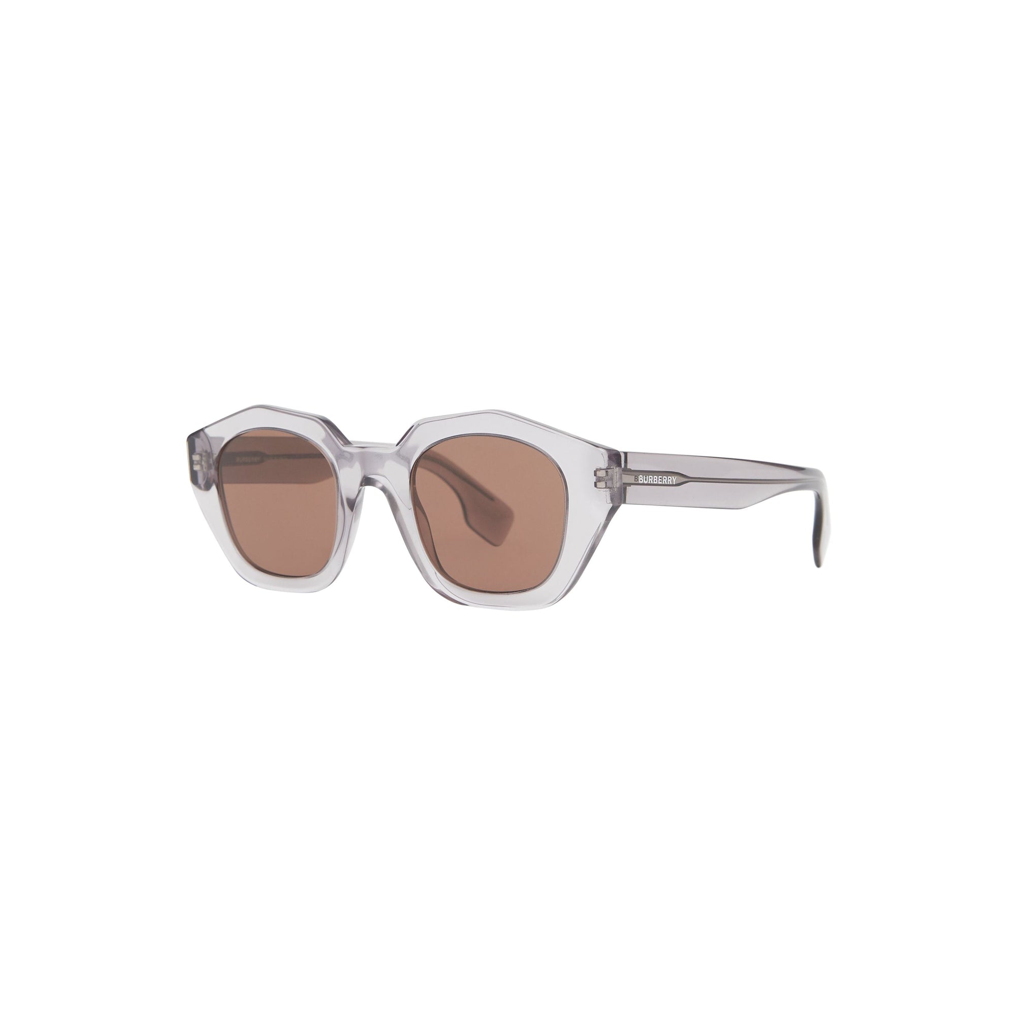 Lunettes de soleil à monture géométrique - Gris