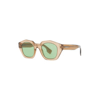 Lunettes de soleil à monture géométrique - Marron