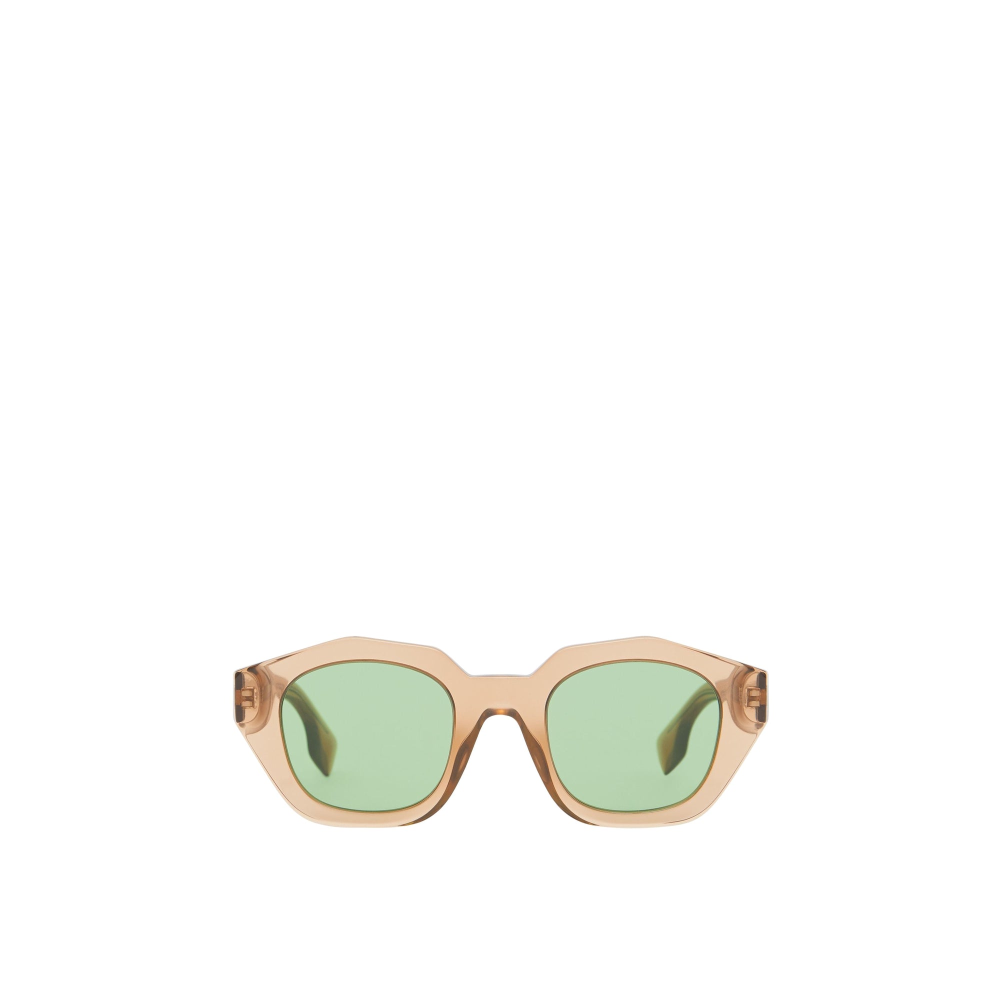BROWN Lunettes de soleil à monture géométrique