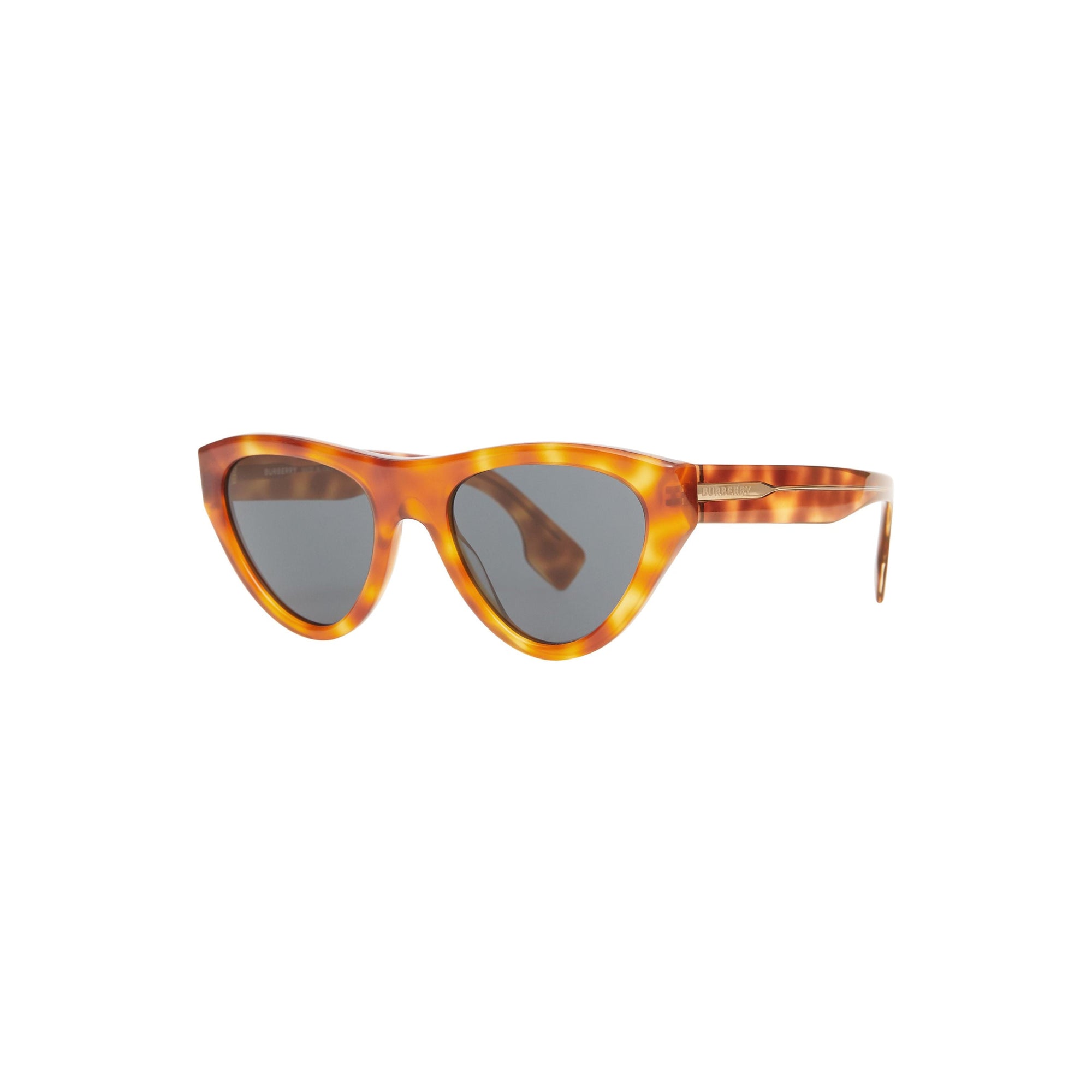 Lunettes de soleil à monture triangulaire - Écaille de tortue ambrée