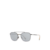 MATT BLACK Lunettes de soleil aviateur carrées avec double pont