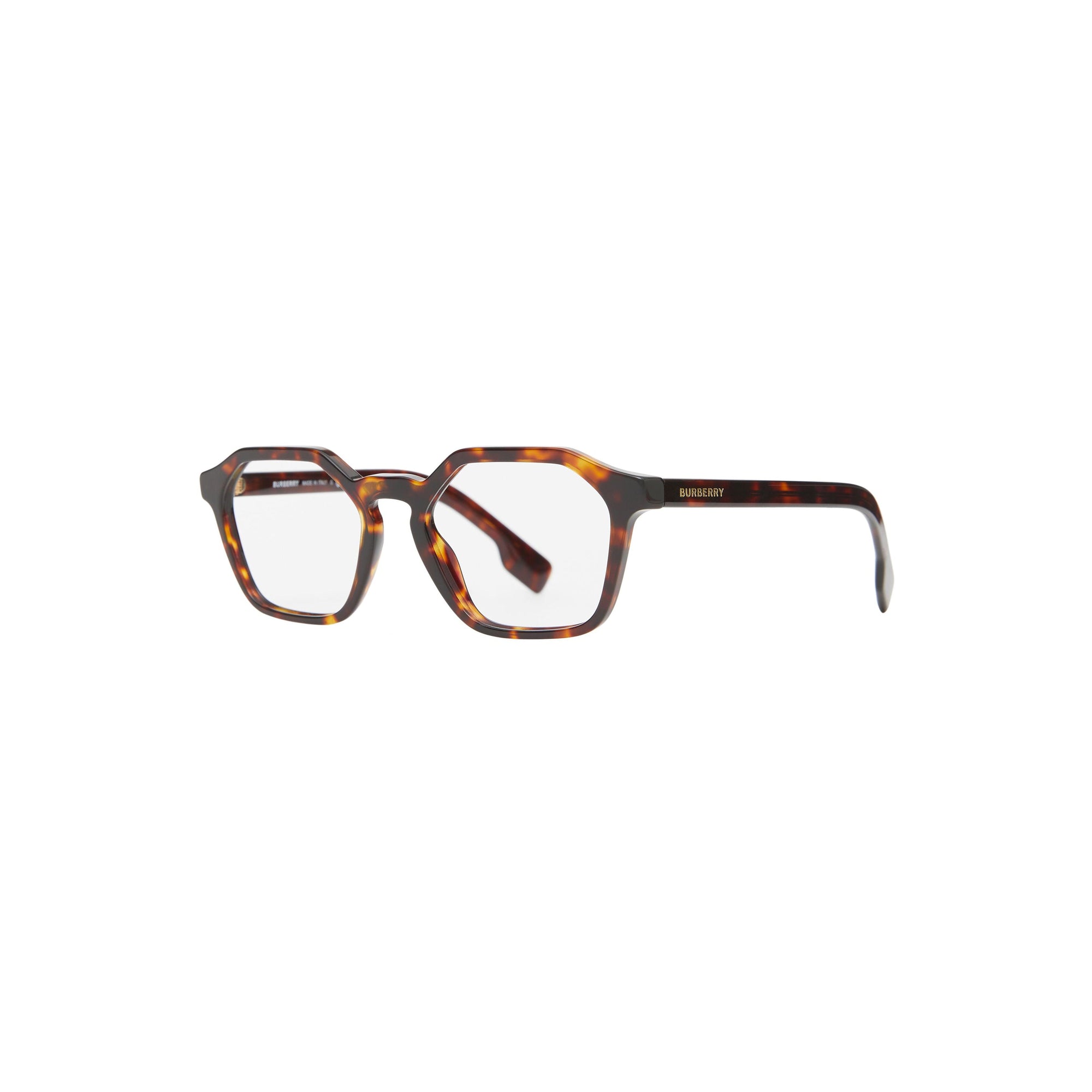 Monture géométrique pour lunettes de vue - Écaille de tortue