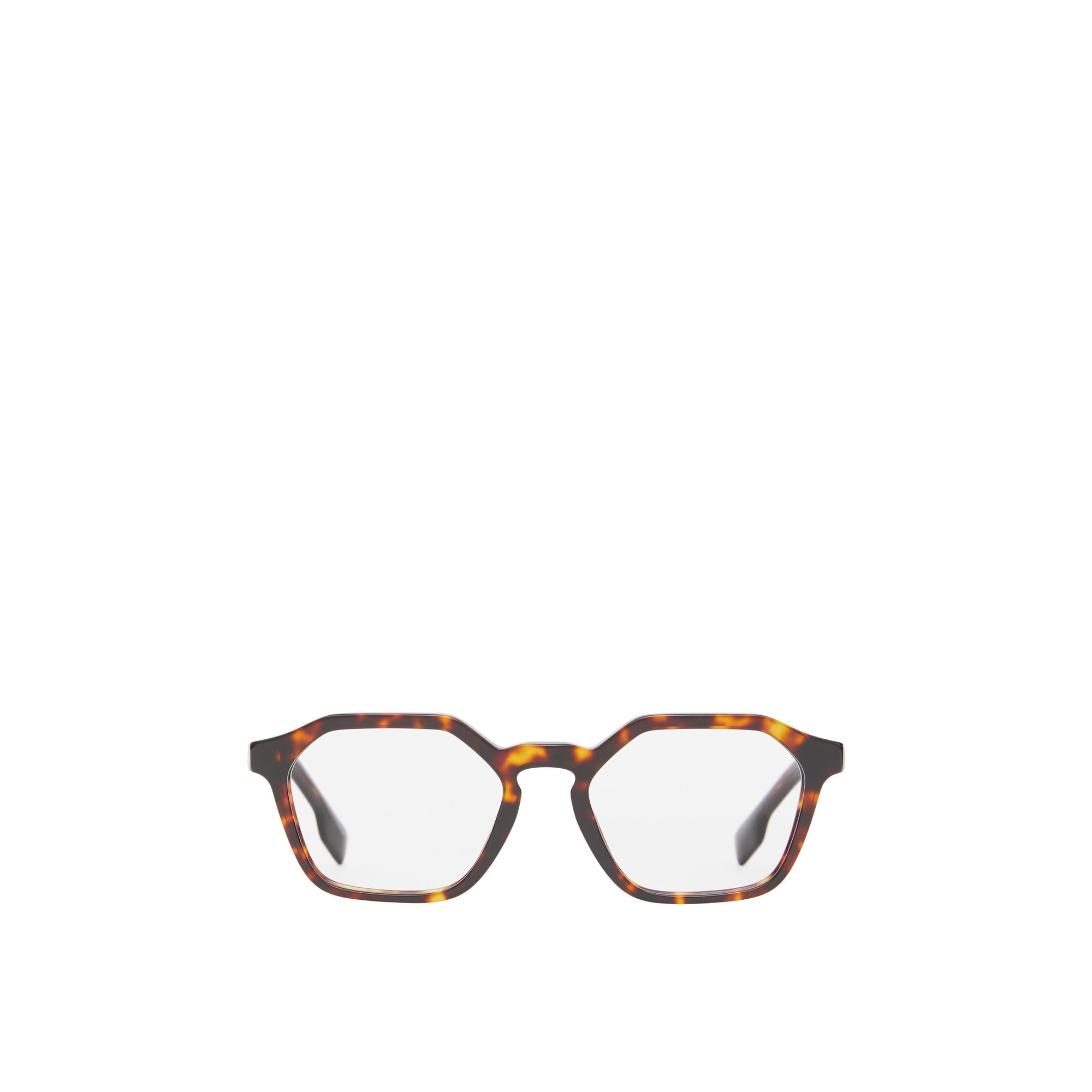 Monture géométrique pour lunettes de vue - Écaille de tortue