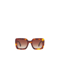 Lunettes de soleil carrées oversize - Écaille de tortue