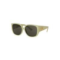 Lunettes de soleil à monture papillon oversize - Pistache