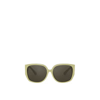 Lunettes de soleil à monture papillon oversize - Pistache