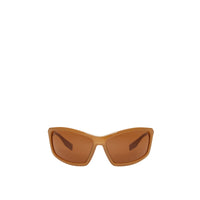 Lunettes de soleil enveloppantes - Écaille de tortue ambrée