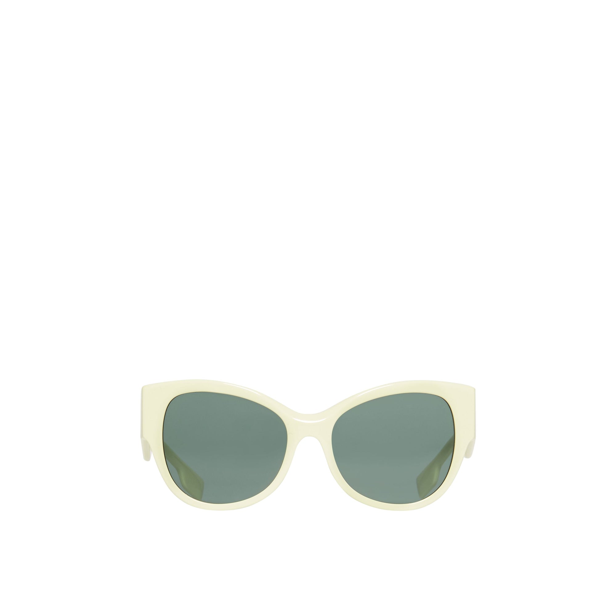 Lunettes de soleil à monture papillon - Pistache