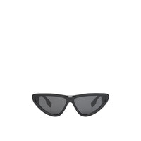 Lunettes de soleil à monture triangulaire - Noir