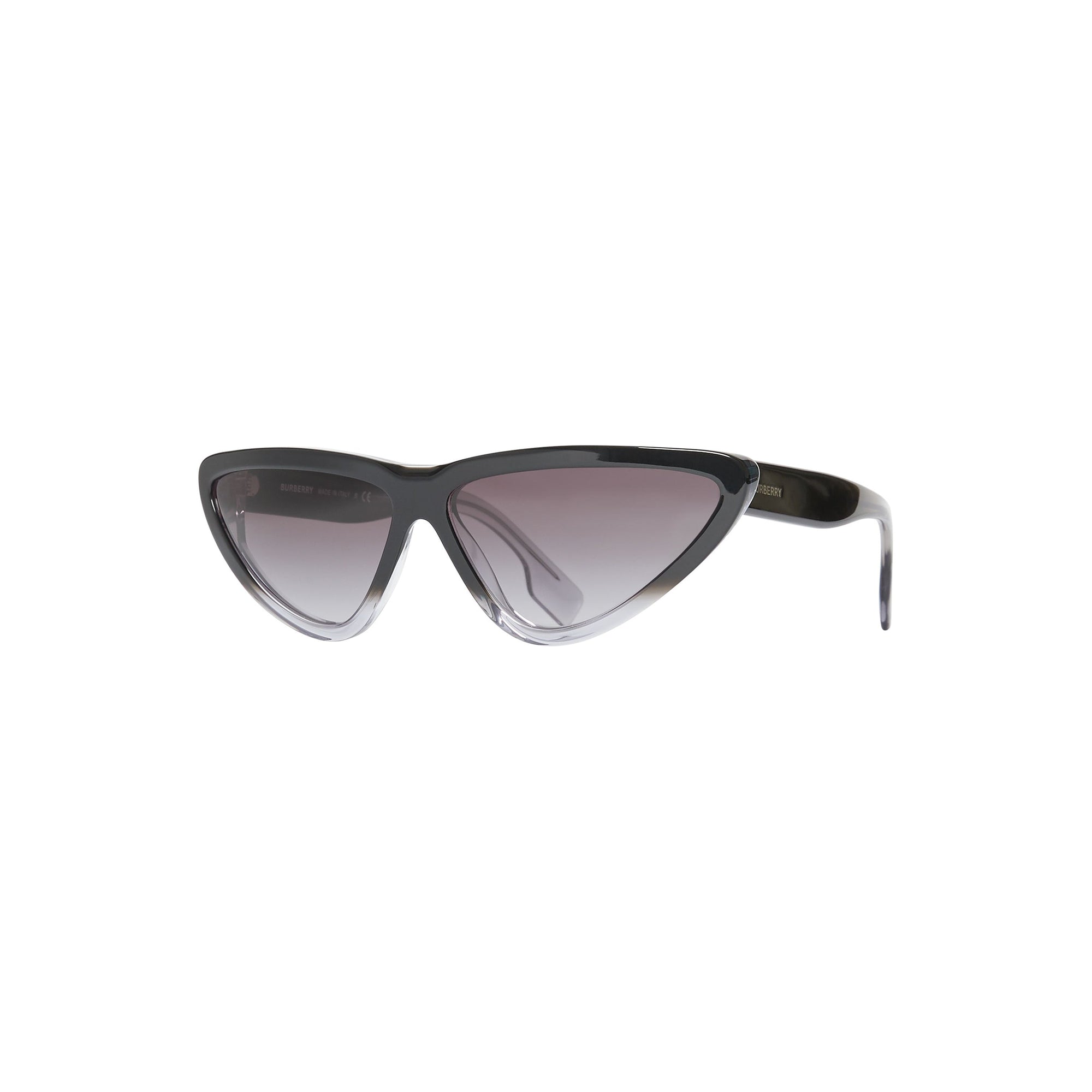 Lunettes de soleil triangulaires avec dégradé - Noir