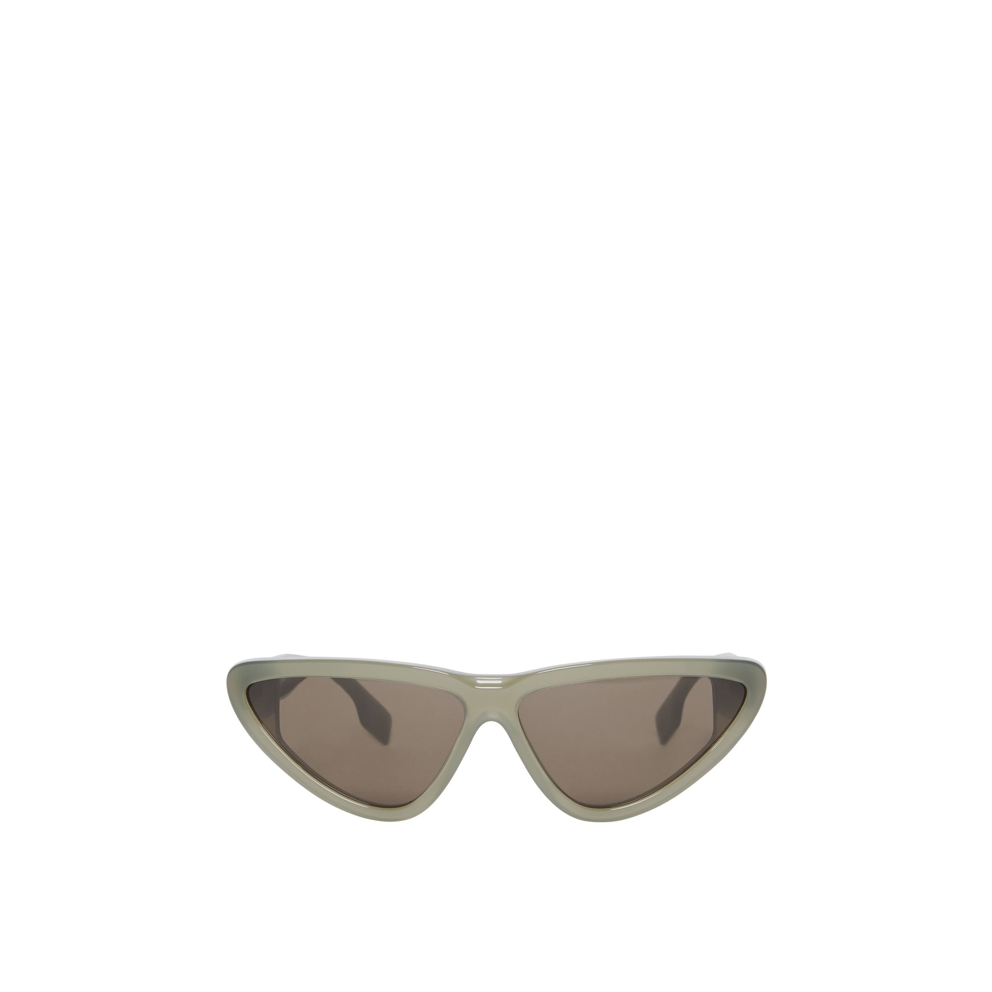 Lunettes de soleil à monture triangulaire - Vert opale