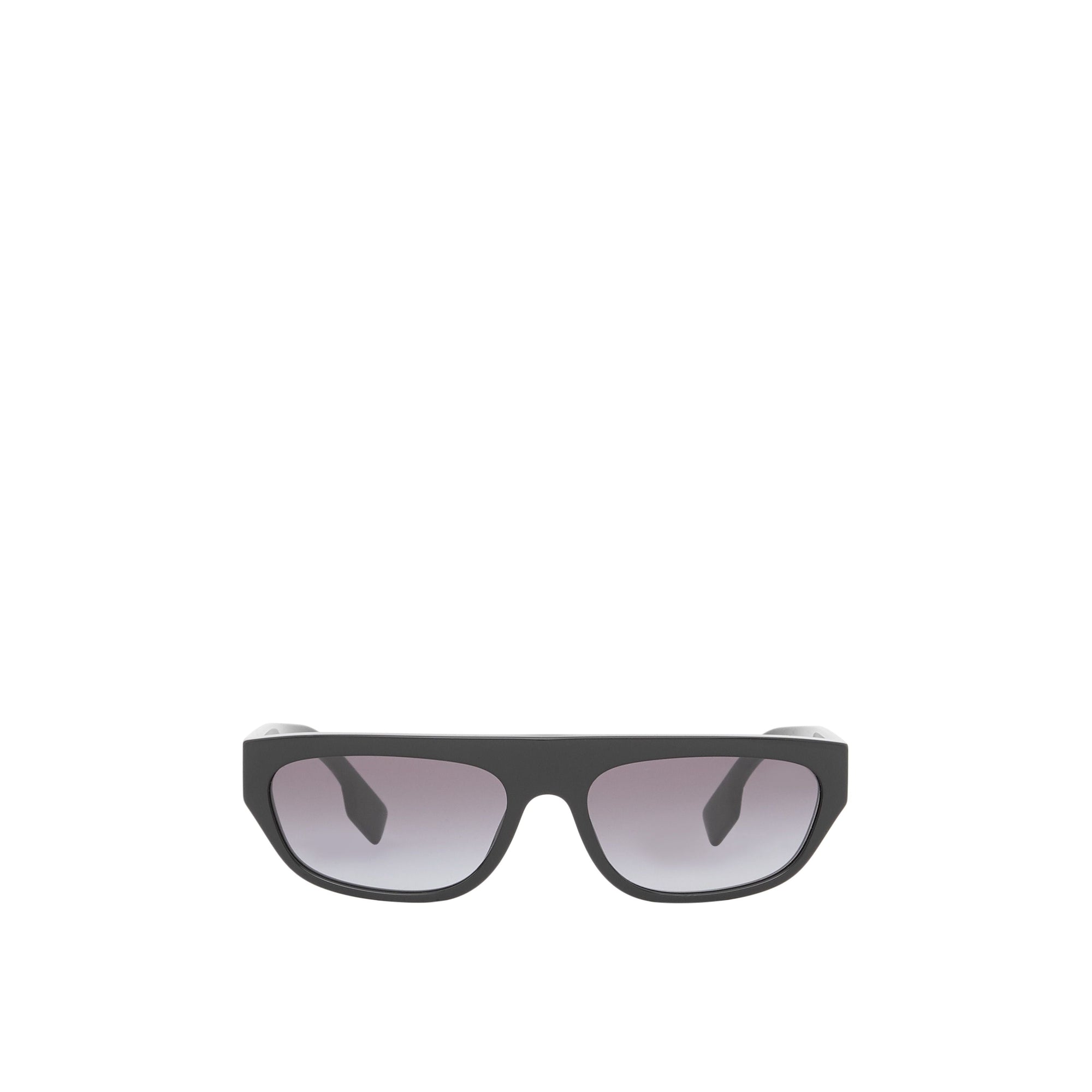 Lunettes de soleil à monture rectangulaire monogram - Noir