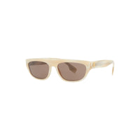 Lunettes de soleil à monture rectangulaire monogram - Corne clair