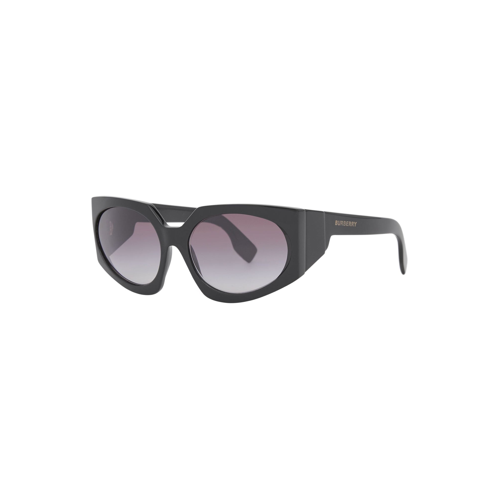 Lunettes de soleil à monture géométrique - Noir