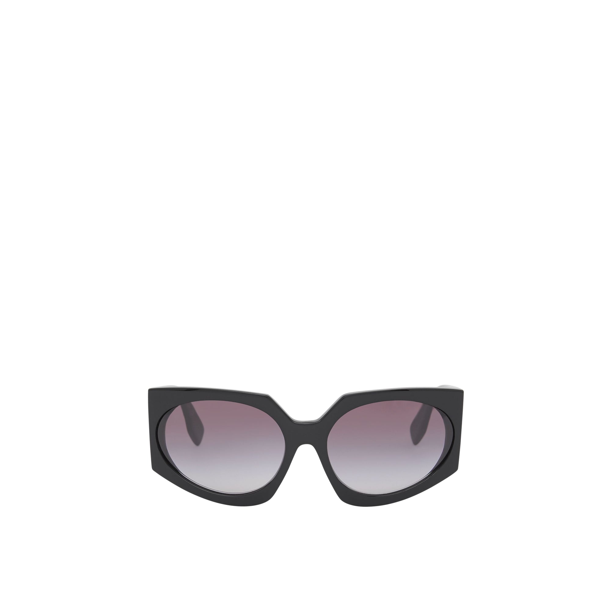 Lunettes de soleil à monture géométrique - Noir