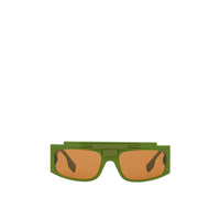 Lunettes de soleil à monture rectangulaire - Vert