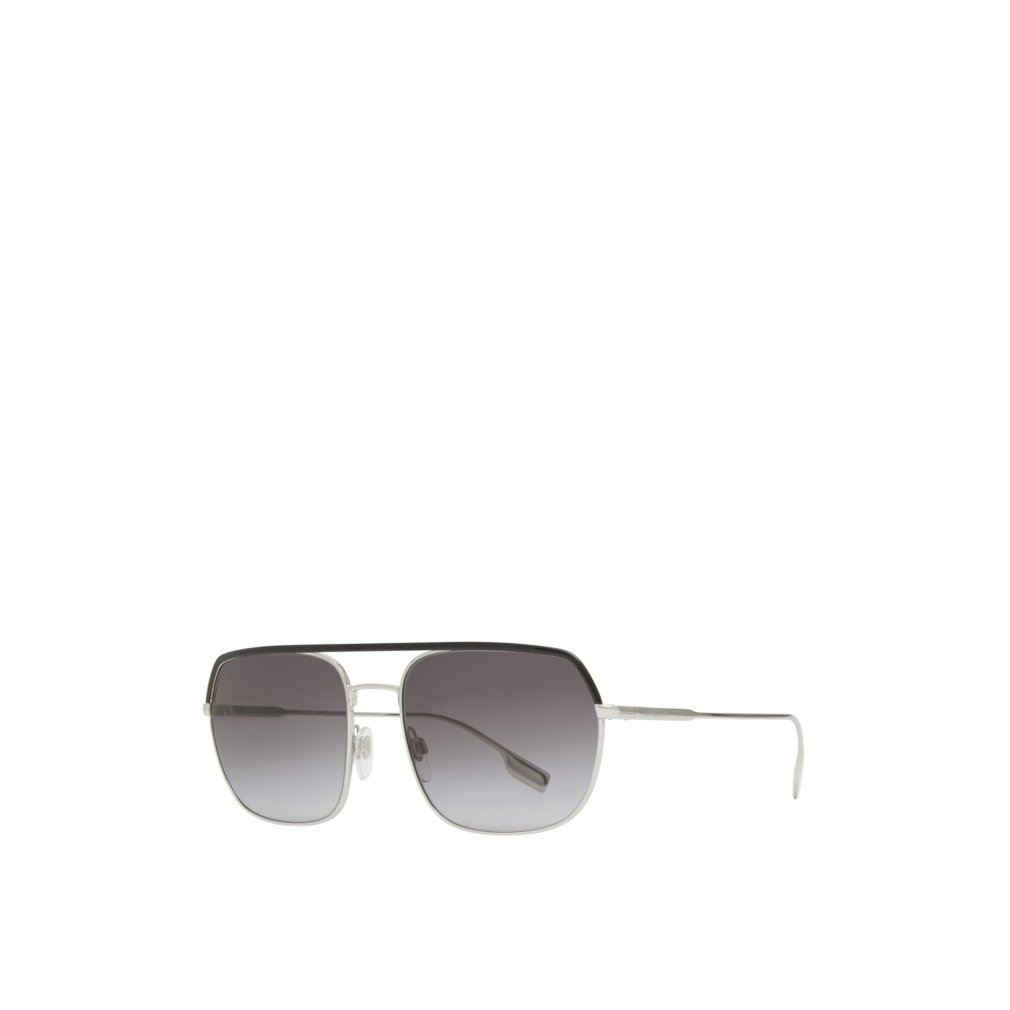BLACK Lunettes de soleil aviateur carrées