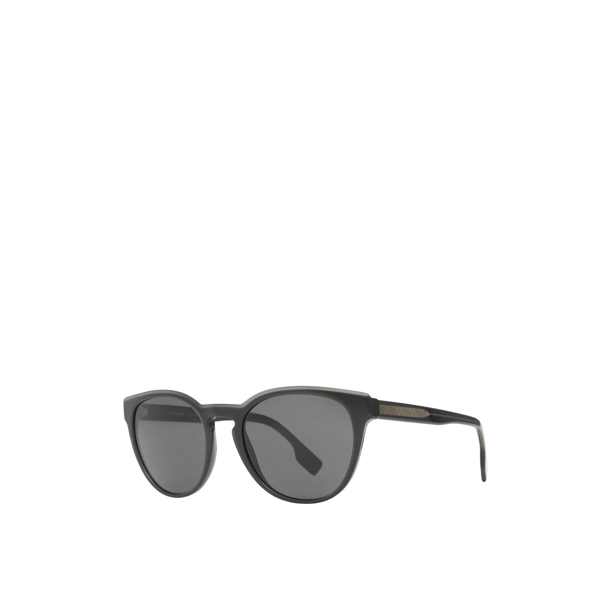 BLACK Lunettes de soleil rondes