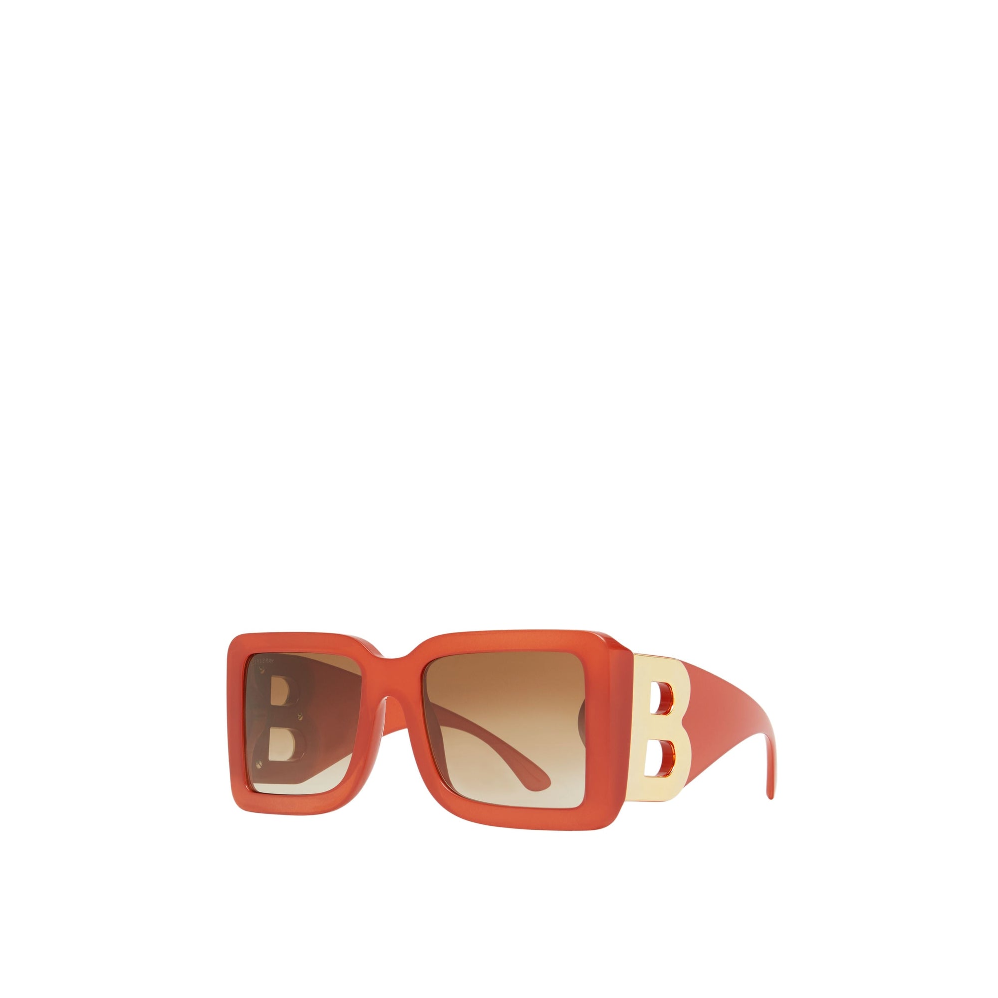 ORANGE Lunettes de soleil carrées à motif « B »