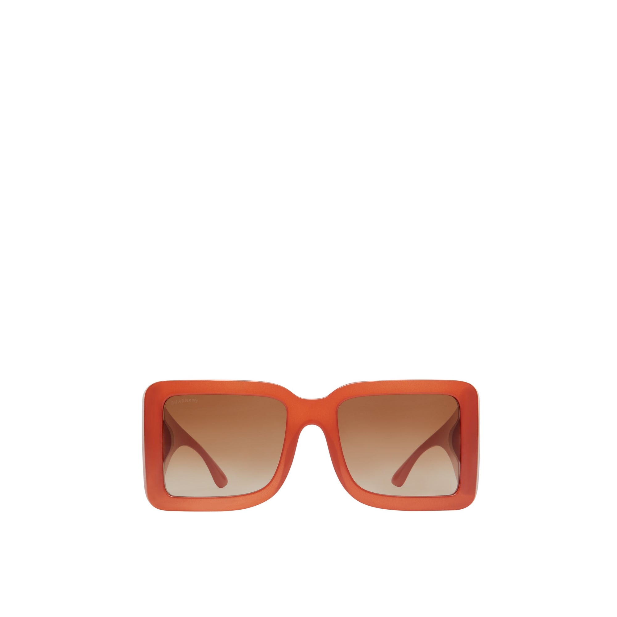 ORANGE Lunettes de soleil carrées à motif « B »