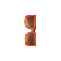 ORANGE Lunettes de soleil carrées à motif « B »