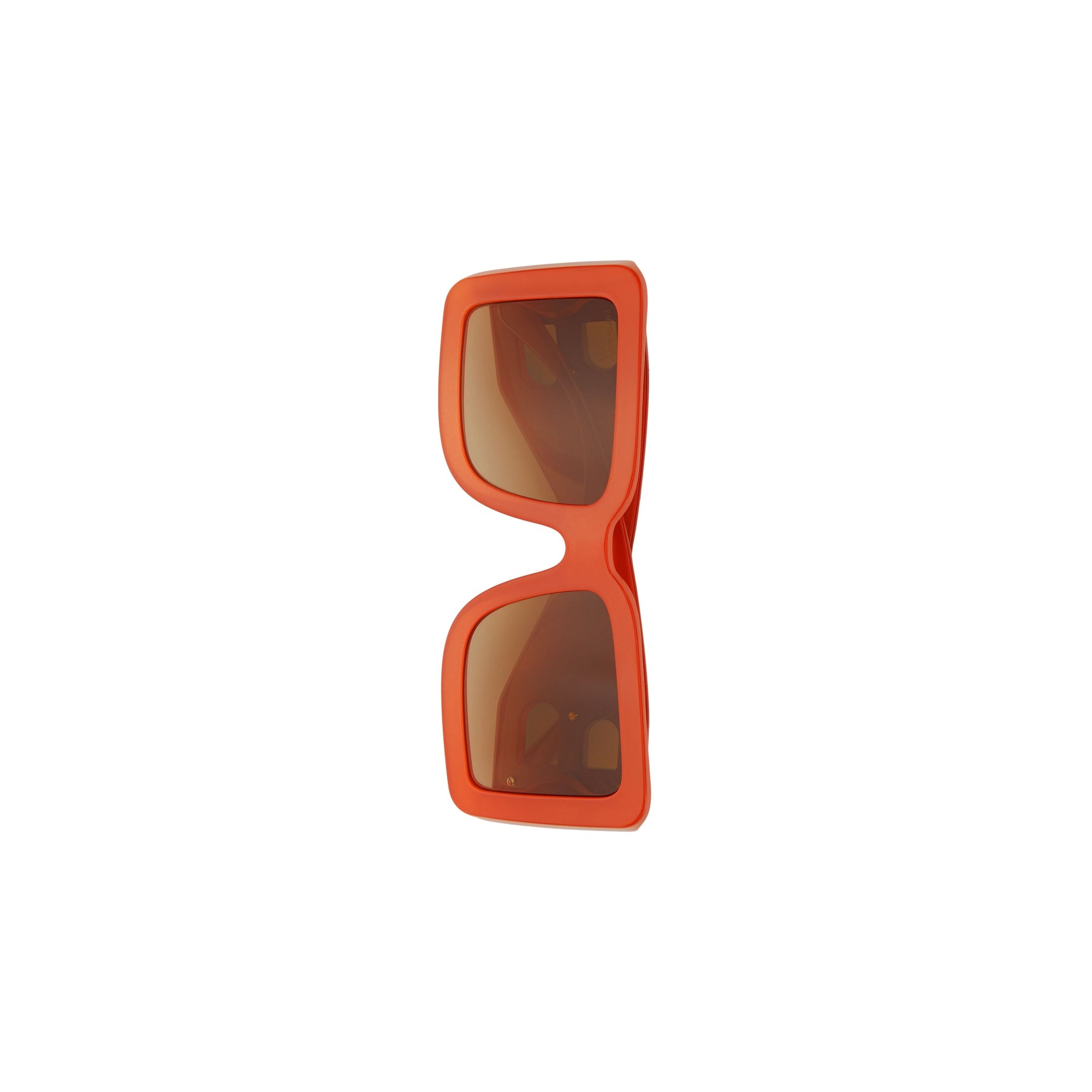 ORANGE Lunettes de soleil carrées à motif « B »